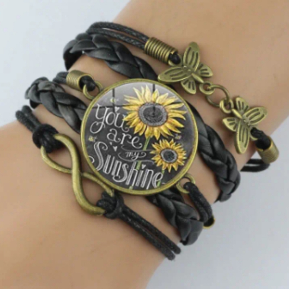 1 Piece Vintage Leather Bracelet